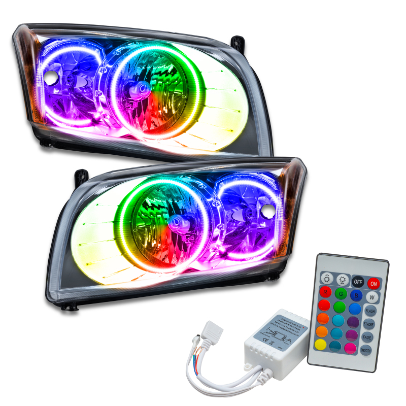 Dodge Caliber Headlight Assembly - ORACLE Lighting - SMD - ColorSHIFT with Simple Controller - `07-`12 Dodge Caliber Headlight Assembly - ORACLE Lighting - SMD - ColorSHIFT with Simple Controller - `07-`12